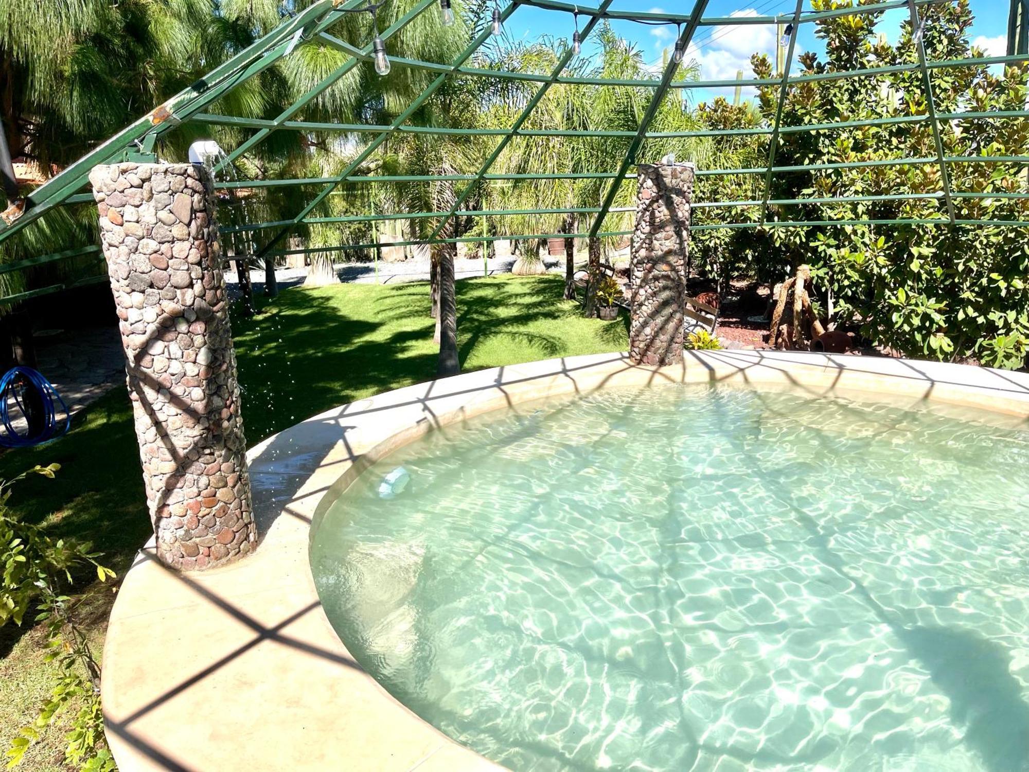 Cabana Magnolias Con Albercajacuzzi Tequisquiapan Exterior photo