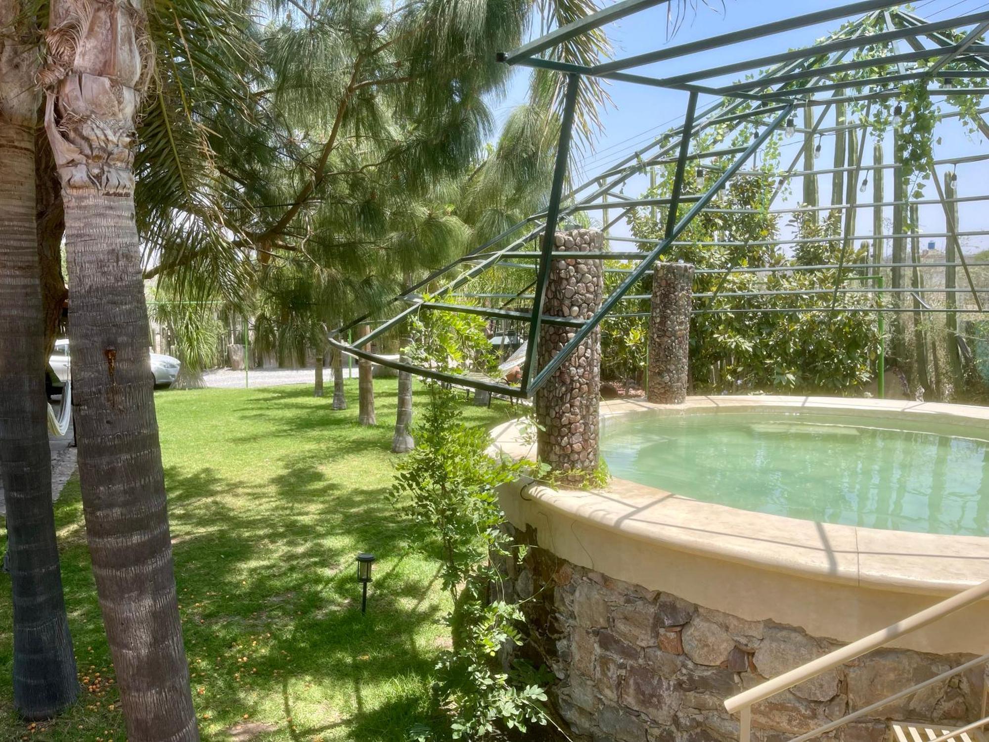 Cabana Magnolias Con Albercajacuzzi Tequisquiapan Exterior photo