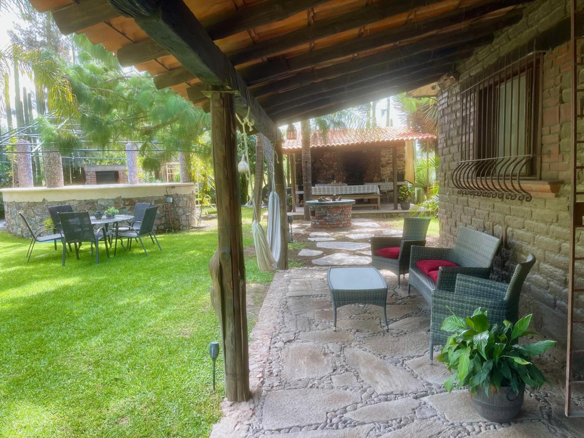 Cabana Magnolias Con Albercajacuzzi Tequisquiapan Exterior photo